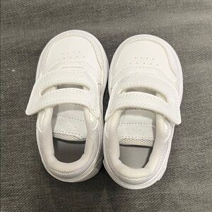 Adidas Kids Velcro White Sneakers